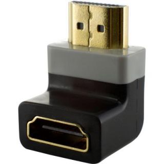 GE HDMI Right Angle Adapter Two Tone Metal 87724