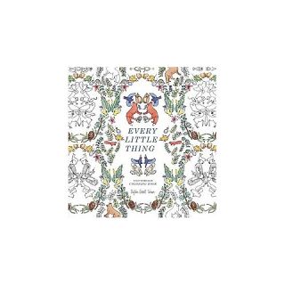 Every Little Thing Adult Coloring Book A Flat Vernacular Coloring