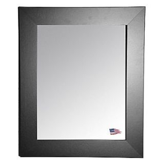 Rayne Mirrors Ava Black Tie Wall Mirror; 35.5 H x 29.5 W x 0.75 D