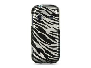 Samsung Gravity TXT/Samsung T379 Silver Zebra Design Crystal Case