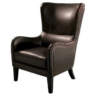 Christopher Knight Home Lorenzo Bonded Leather Studded Club Chair