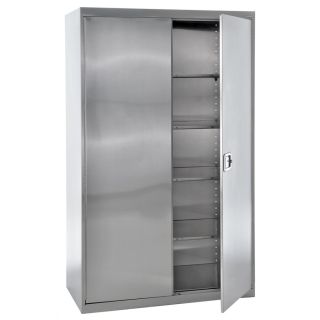 edsal 48 in W x 78 in H x 24 in D Steel Freestanding Garage Cabinet