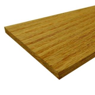1/4 in. x 8 in. x 2 ft. S4S Select Red Oak Board (Actual Size 1/4 in. x 7 1/4 in. x 24 in.) (5 Piece/Case) 737054