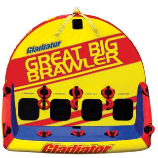 Gladiator Great Big Brawler 4 Person Towable Tube With Boston Valve 946076