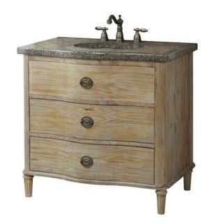 Crawford & Burke Georgia Vanity Base with Mosaic Top and Sink