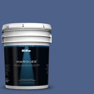 BEHR MARQUEE 5 gal. #PPU15 4 Mosaic Blue Satin Enamel Exterior Paint 945305