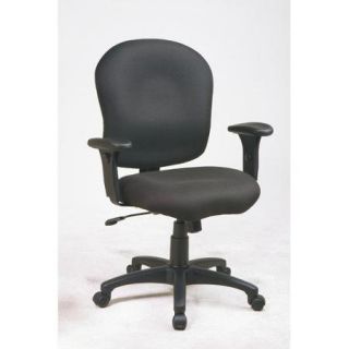 Office Star Products Sculptured Mid Back Task Chair with Arms