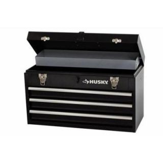 Husky 3 Drawer Portable Tool Chest with Tray TB 303B