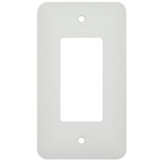 Mulberry Princess 1 Gang GFCI Wall Plate   White Wrinkle 75401