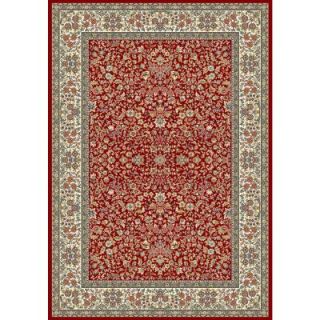 Home Decorators Collection Gorman Red/Ivory 5 ft. 3 in. x 7 ft. 7 in. Indoor Area Rug 9172210110