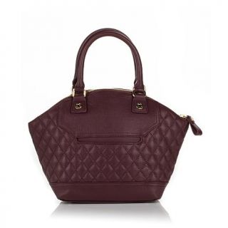 Emma Fox Quilted Leather Dome Satchel   7771423