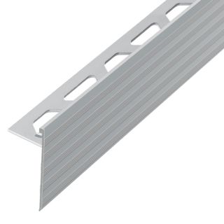 Schluter Systems 0.563 in W x 98.5 in L Aluminum Commercial/Residential Tile Edge Trim
