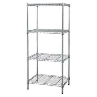 1PGG5 Industrial Wire Shelving,H74,W24,Chrome