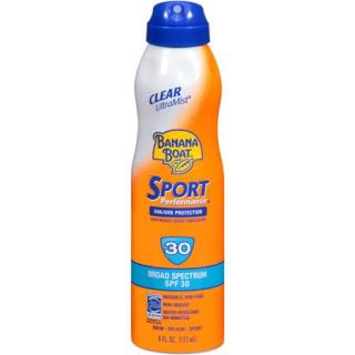 Banana Boat Sport Performance Continuous Spray Sunscreen, SPF 30, 6 fl oz
