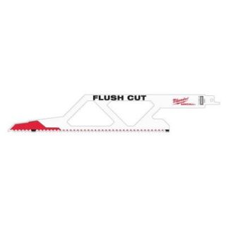 Milwaukee 12 in. 5 TPI Flush Cut Sawzall Reciprocating Saw Blade 48 00 1600