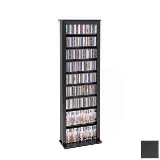 Prepac Furniture Black Multimedia Storage Unit