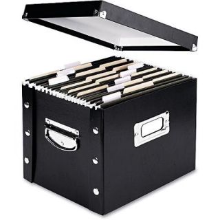 Snap N Store Storage Box, Black   Available in Letter or Legal Size