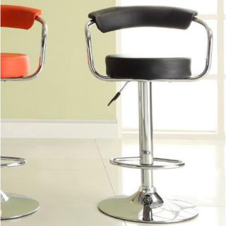 Woodhaven Hill Ride Adjustable Height Swivel Bar Stool with Cushion (Set of 2)
