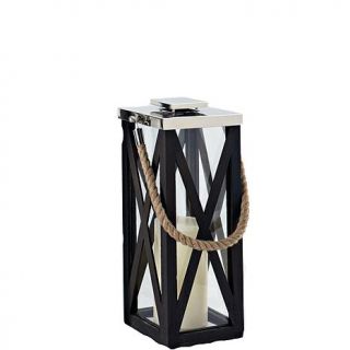 Cambridge Driftwood 20" Lantern   Polished Nickel   7834373