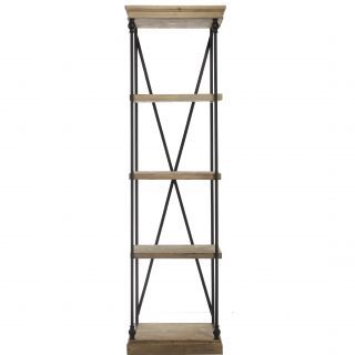 Home Group, Inc Wood and Metal Etagere