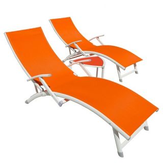 RST Brands Sol Sling 3 piece Chaise Lounge Set