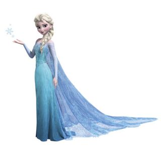 Room Mates 44 Piece Frozen Elsa Peel and Stick Giant Wall Decal Set