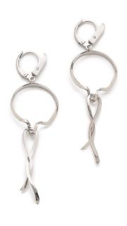 Eddie Borgo Twist Drop Hoops