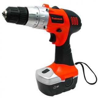 18 Volt Cordless Power Drill with LED Light and Charger