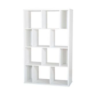 South Shore Furniture Reveal 12 Compartments Bookcase in Pure White 5150730
