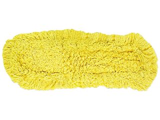 Rubbermaid Commercial J15200YEL Trapper Commercial Dust Mop, Looped end Launderable, 5" x 18", Yellow
