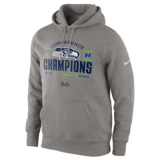 Nike Seattle Seahawks 2013 NFC Champions Trophy Collection Pullover Hoodie   Dark Gray
