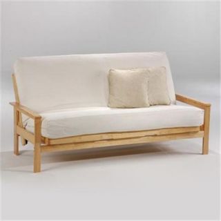 Night and Day Furniture Online LABY QEN HIC Albany Queen Futon Frame   Hickory