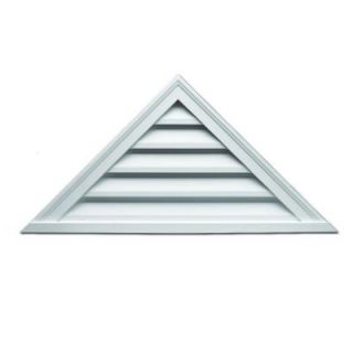 Fypon 60 in. x 30 in. x 2 in. Polyurethane Decorative Triangle Louver TRLV60X30