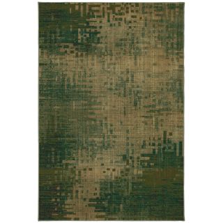 Mohawk Home Select Kaleidoscope Inferno Green Rectangular Green Transitional Woven Area Rug (Common 5 ft x 8 ft; Actual 63 in x 94 in)