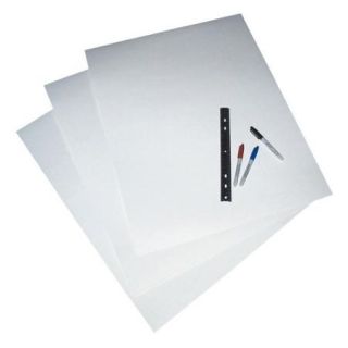 Pacon 4 Ply 28" x 22" Poster Board, White, 25/Carton