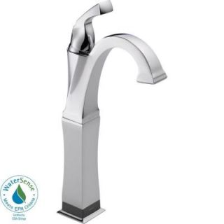Delta Dryden Single Hole Single Handle Vessel Bathroom Faucet with Touch2O.xt Technology in Chrome 751T DST