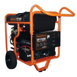 Generac 17,500 Watt Gasoline Powered Electric Start Portable Generator 5735