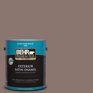 BEHR Premium Plus 1 gal. #PPF 41 Cedar Plank Satin Enamel Exterior Paint 934001