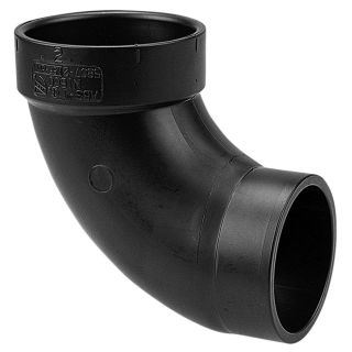 NIBCO 3 in Dia 90 Degree ABS Street Elbow Fitting