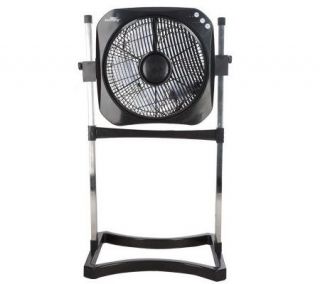 Air Innovations Adjustable 12 Stand Fan w/ Whirl Cool Grill —