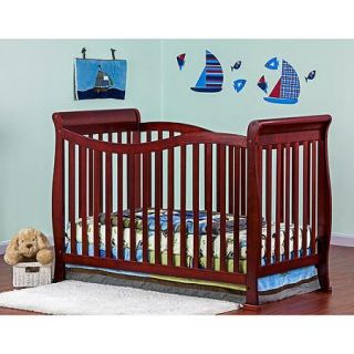 Dream On Me Violet 7 in 1 Convertible Life Style Crib, Cherry