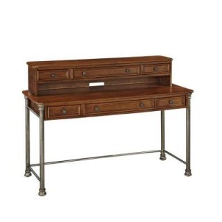 Home Styles The Orleans Executive Desk with Hutch in Vintage Caramel 5061 152