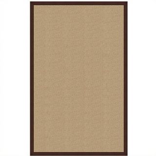 Linon Athena Cotton Rug in Sisal and Brown   RUG AT0206XX