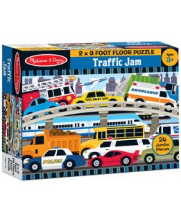 Melissa and Doug Kids Toy, Traffic Jam 24 Piece Floor Puzzle   Kids
