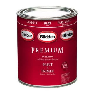Glidden Premium 1 qt. Flat Interior Paint GLN9012 04