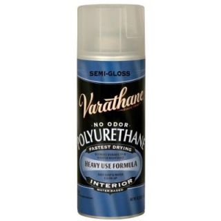 Varathane 11.25 oz. Clear Semi Gloss Water Based Interior Polyurethane Spray Paint (Case of 6) 200181