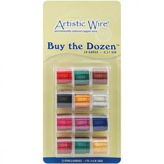 Buy The Dozen Colored Copper Wire   24 Gauge   6371467