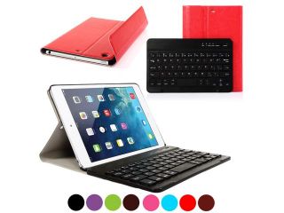 For iPad Mini 1  2  3 Wireless Bluetooth Keyboard with Leather Case Stand Cover