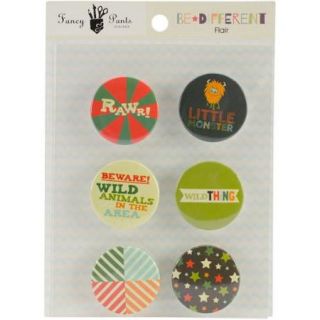 Be Different Flair Embellishments 6/Pkg 