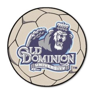 FANMATS NCAA Old Dominion University Cream 2 ft. 3 in. x 2 ft. 3 in. Round Accent Rug 963